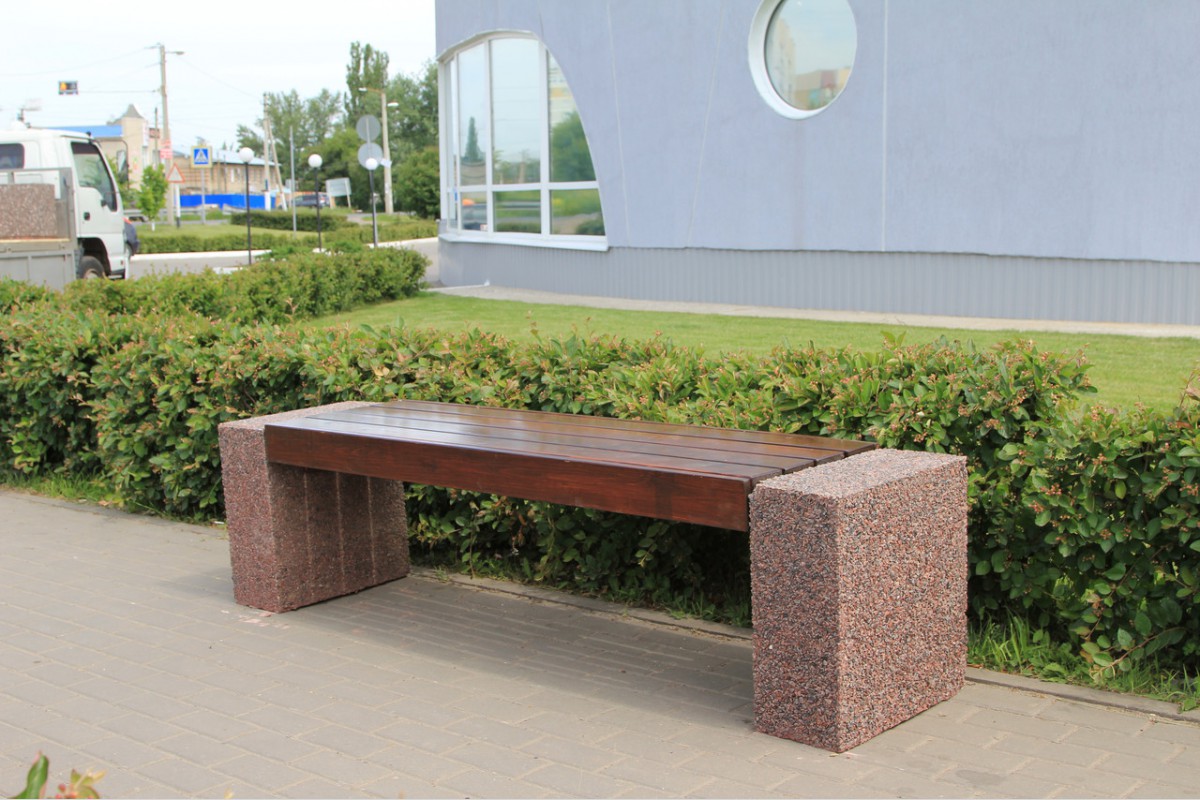 Бетонные лавки