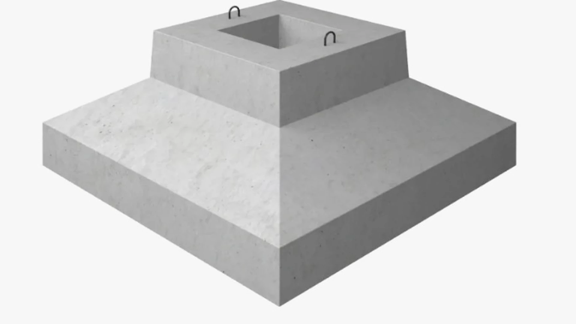 Фундаменты цельные под колонны Ф